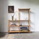 Large rattan shelf 1960