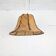 Woven rattan pendant light