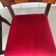 2 chaises art déco, velours rouge et palissandre