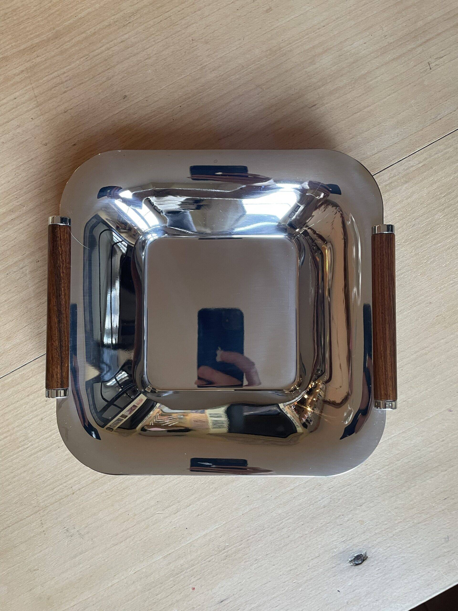 Guy Degrenne - Pair of serving trays