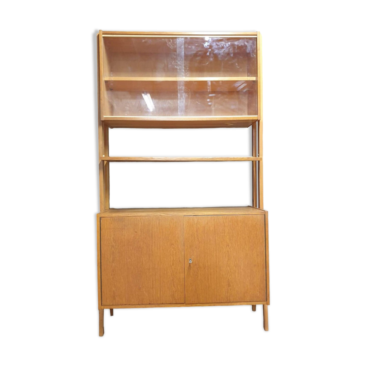 Mid century wall shelf bookcase by František Jirák for Tatra nábytok, 1960´s