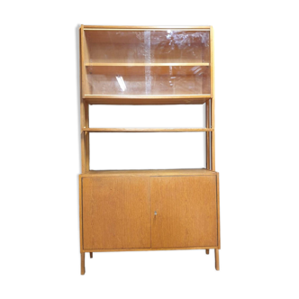 Mid century wall shelf bookcase by František Jirák for Tatra nábytok, 1960´s