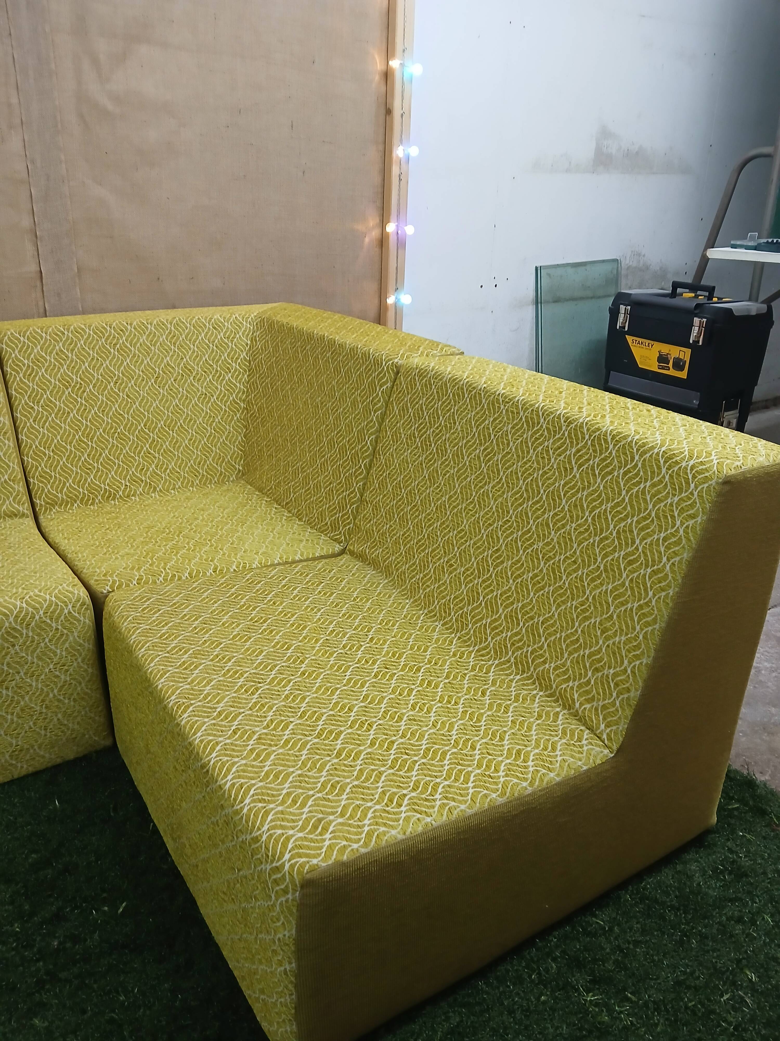 Banquette modulable vintage