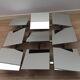 Scandinavian mirror has 9 removable panels by Markus Borgen