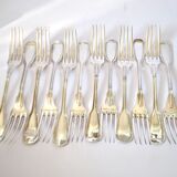 ST MEDARD set of 12 table forks in antique style Chinon 21 cm