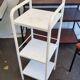 50s metal bedside table