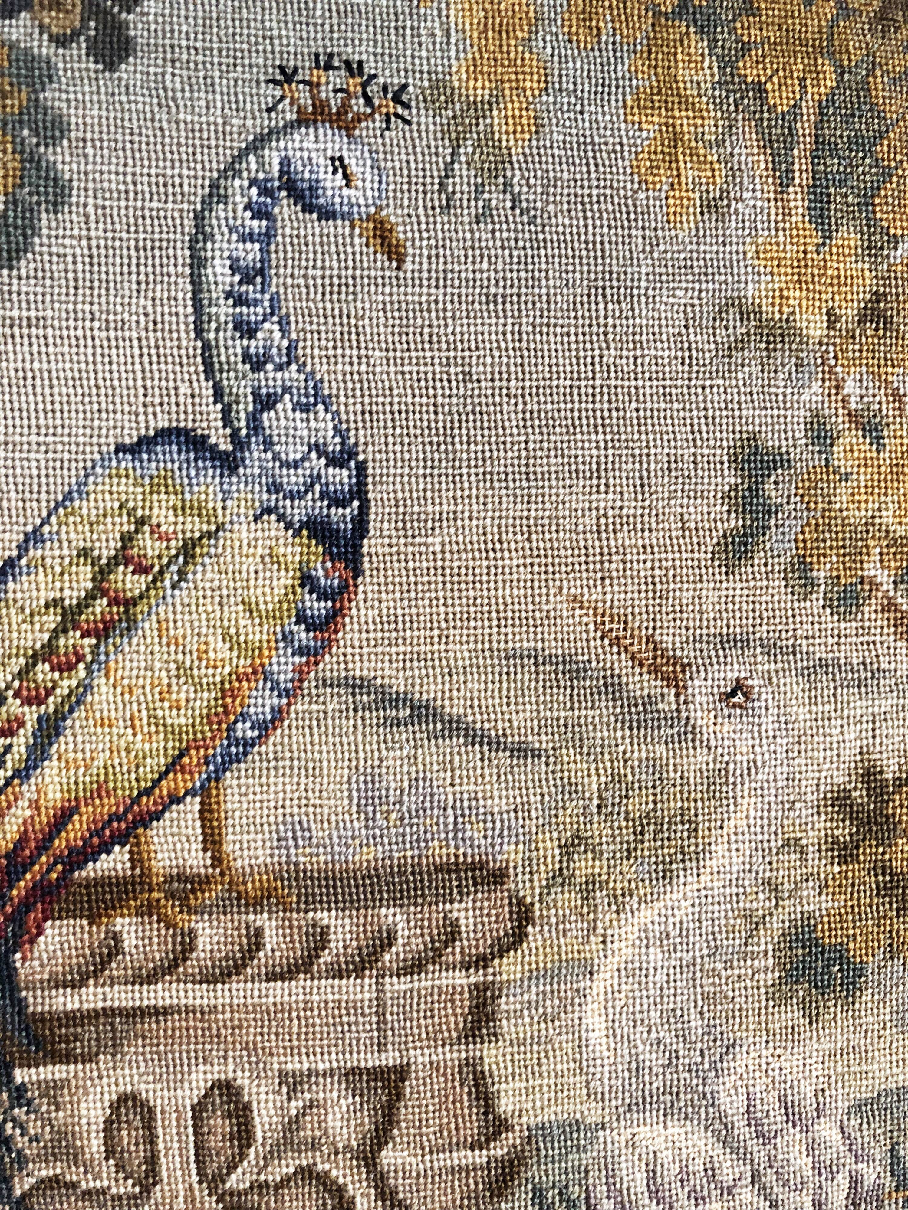 Armchair with high back called Dutch style neo-Louis XIII