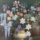 Flower bouquet signed in 1976