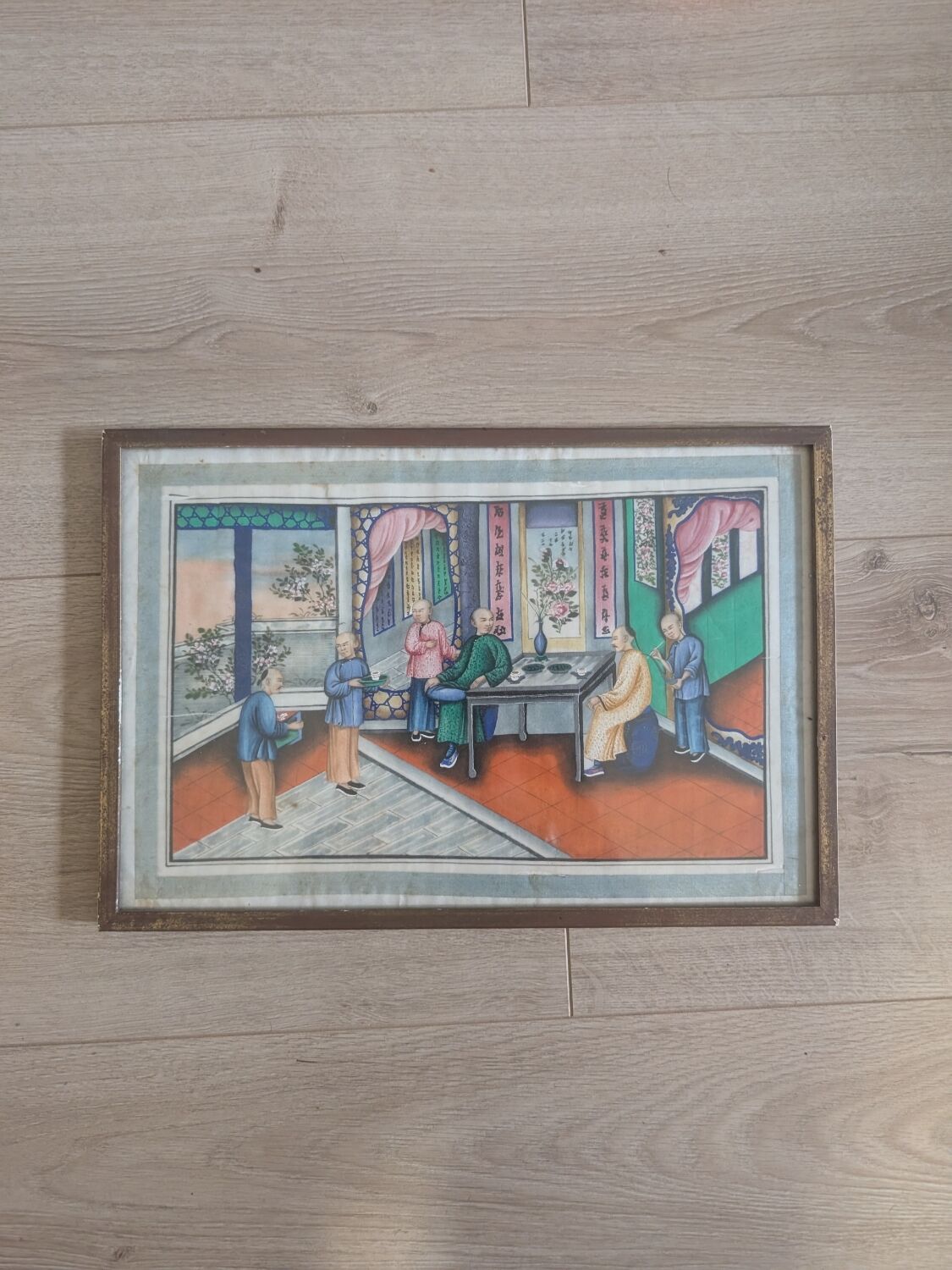 Peinture école chinoise 19e