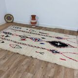 Handmade Moroccan Berber Rug 260 X 147 CM
