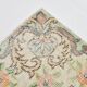 Tapis persan jaune clair et marron 4x7, 114x204 cm