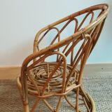 Fauteuil enfant en rotin