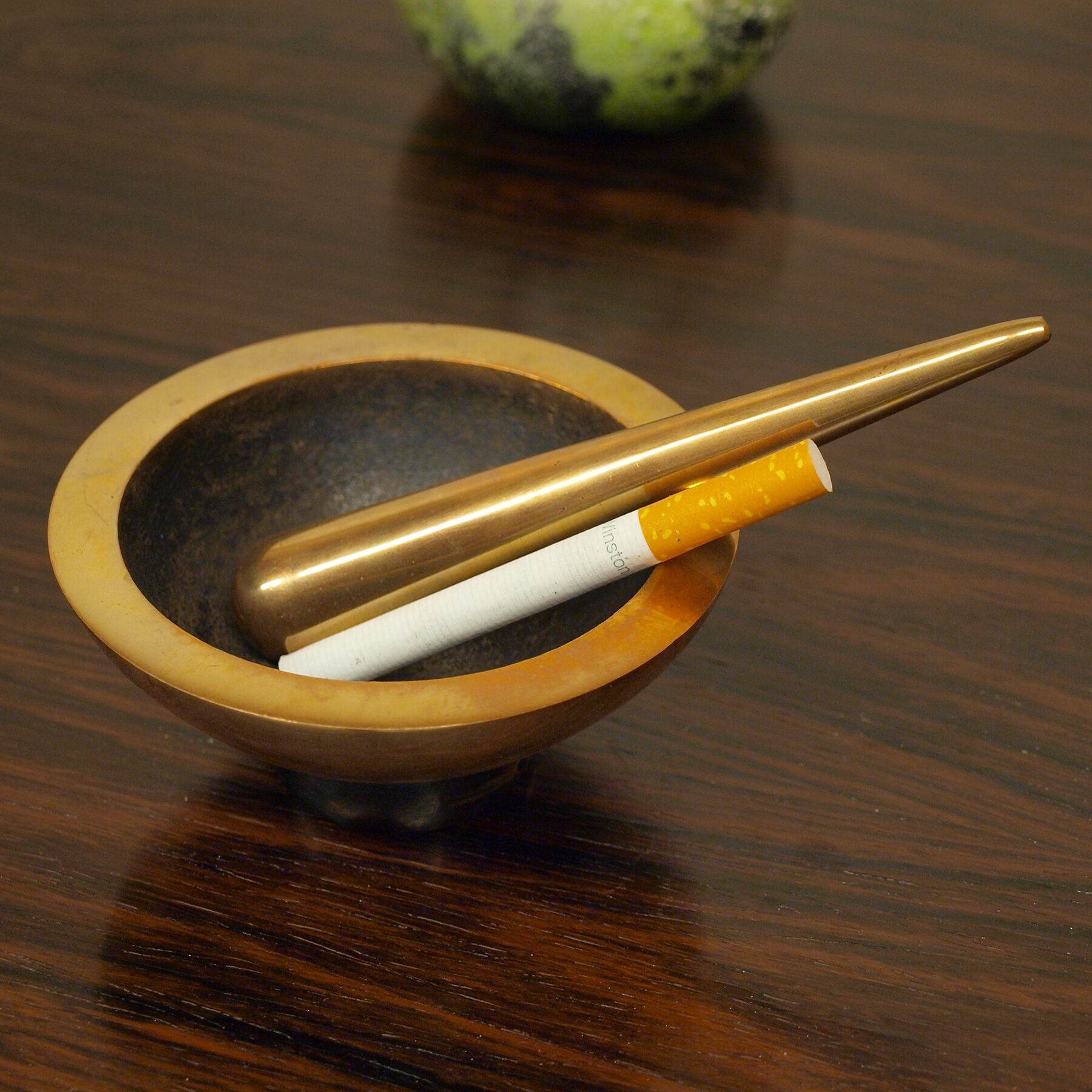Jacques Lauterbach's bronze pestle ashtray, 1960s