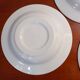 Set of 4 deep plates, Gien earthenware.