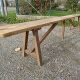 Solid wood farm bench 248 cm