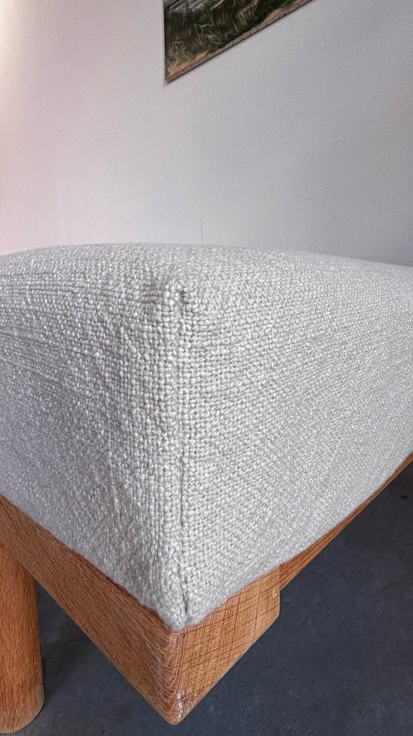 Lit de repos danois vintage en chêne