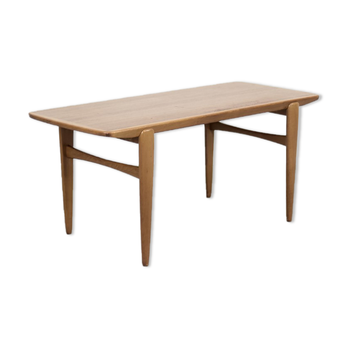 Vintage mid-century scandinavian modern teak coffee table, 1960s