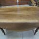 Round table 4 feet, opening with walnut shutters