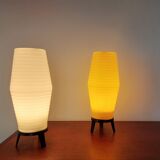 Set of 1950's table lamps with extra shade, sourced in Denmark