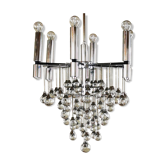 Lustre à 79 gouttes en verre de Murano, vers 1965