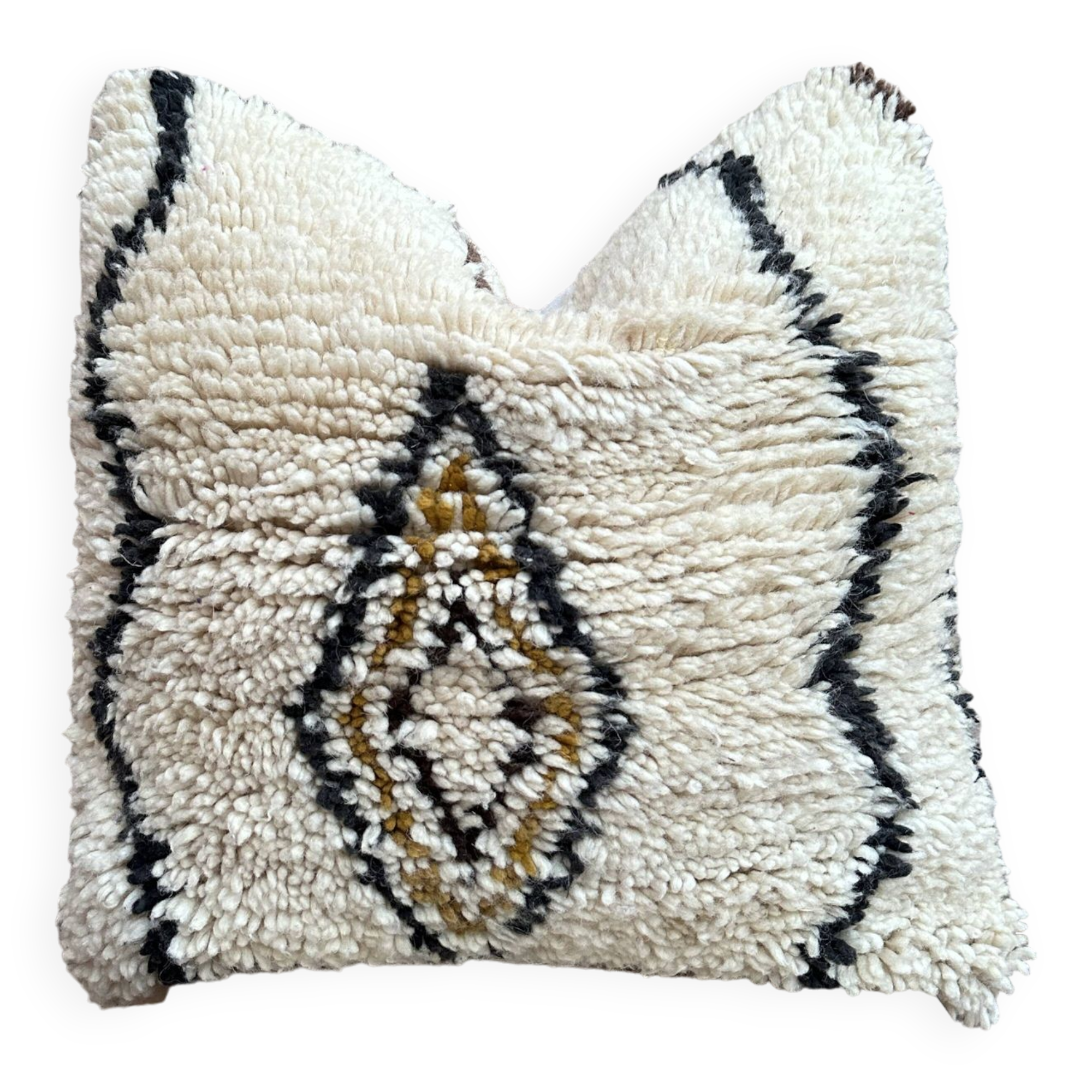 Azilal cushion cover / Authentic beni ourain cushion cover / Boho pillow cover