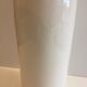 Large Little Girl Vase Long Straight Neck Cylindrical Cracked Glazed Ceramic