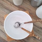 Mustard yellow salad bowl