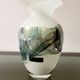 Vase en cristal Val Saint Lambert numéroté SK L 1992, Liège, années 1990
