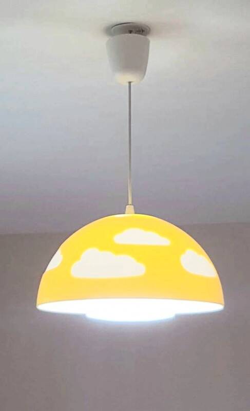IKEA skojig cloud suspension chandelier 90s