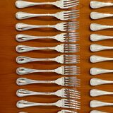 Christofle Malmaison, 12 fish cutlery sets, 24 pieces, new condition