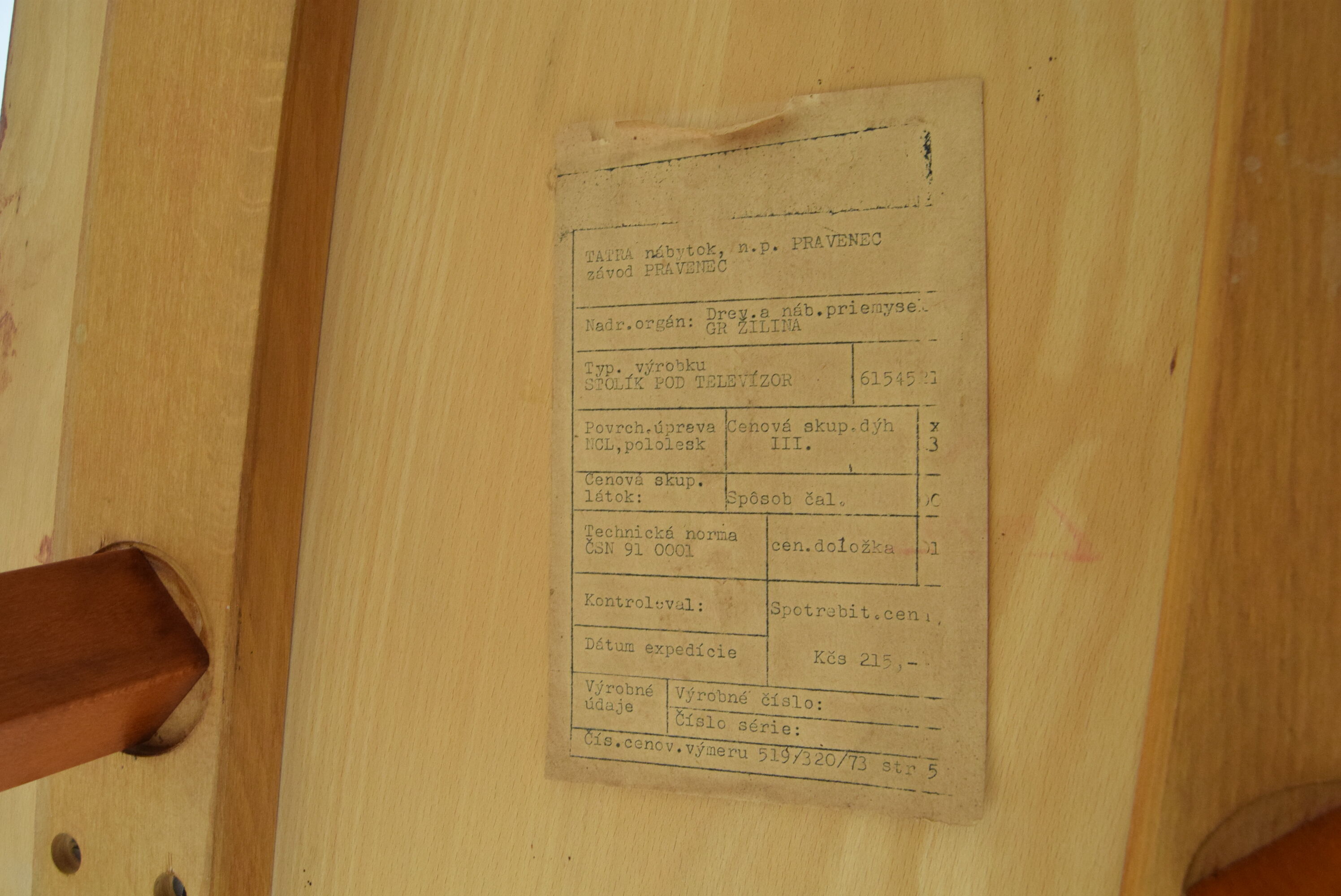 Mid-century Coffee Table by Frantisek  Jirak for Tatra nabytek,1960's.