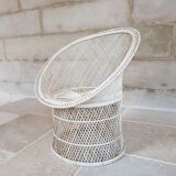 Emmanuelle rattan armchair