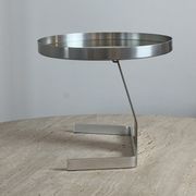Circular mirror by Pierre Vandel France 70s 47x44cm