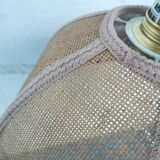 Wicker flower suspension