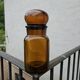 Bocal en verre ambré