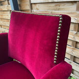 Velvet armchair