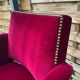 Velvet armchair