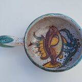 Casserole Vallauris décor poisson