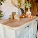 Carved flowered sideboard