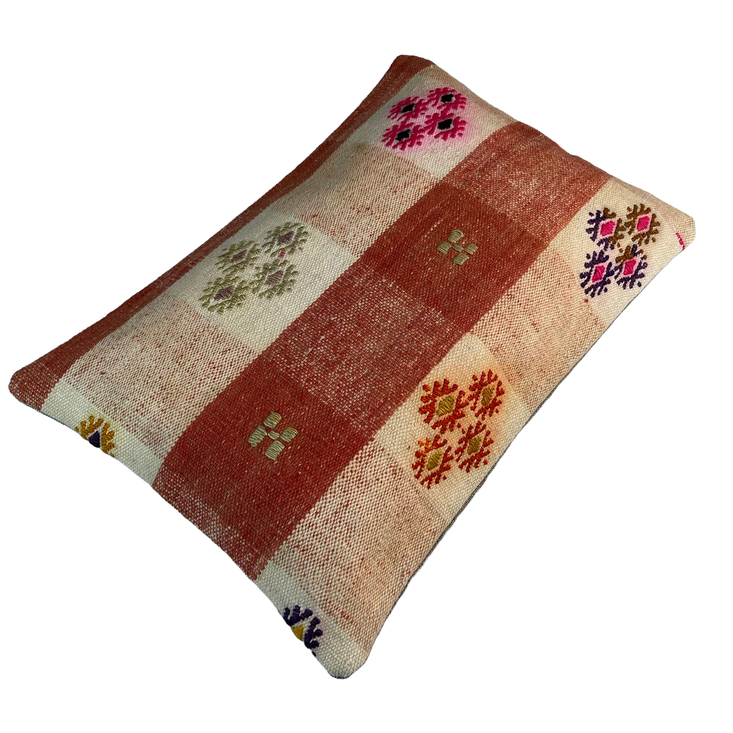 Vintage turkish handmade cushion cover , 30 x 50 cm