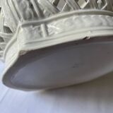 Cache pot réticulé en porcelaine italienne