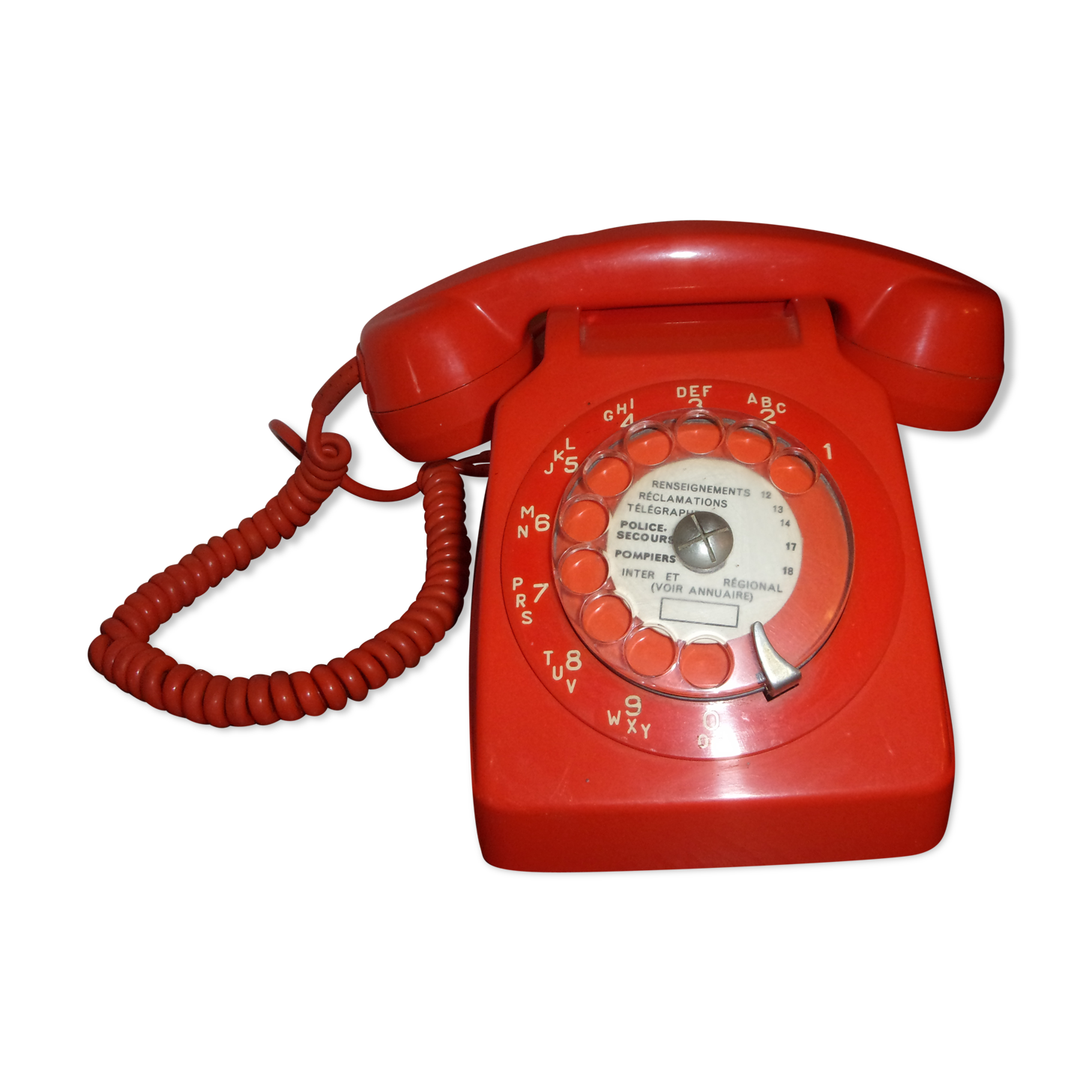 Socotel orange phone, 1970s