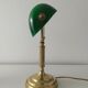 Green banker's lamp