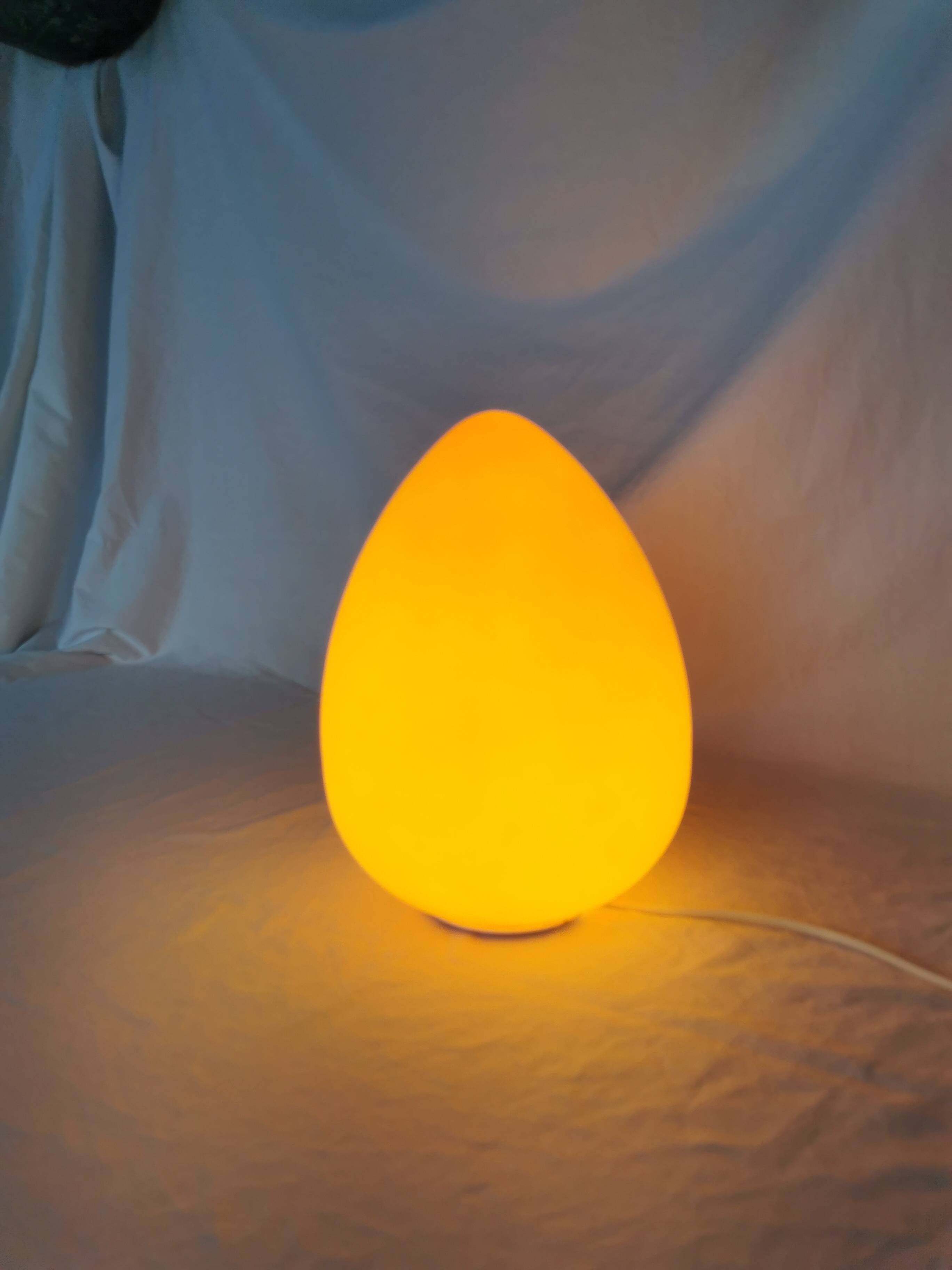 Egg lamp, Domec, France, 1970.