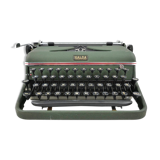 Halda Model P Sweden vintage green typewriter 50