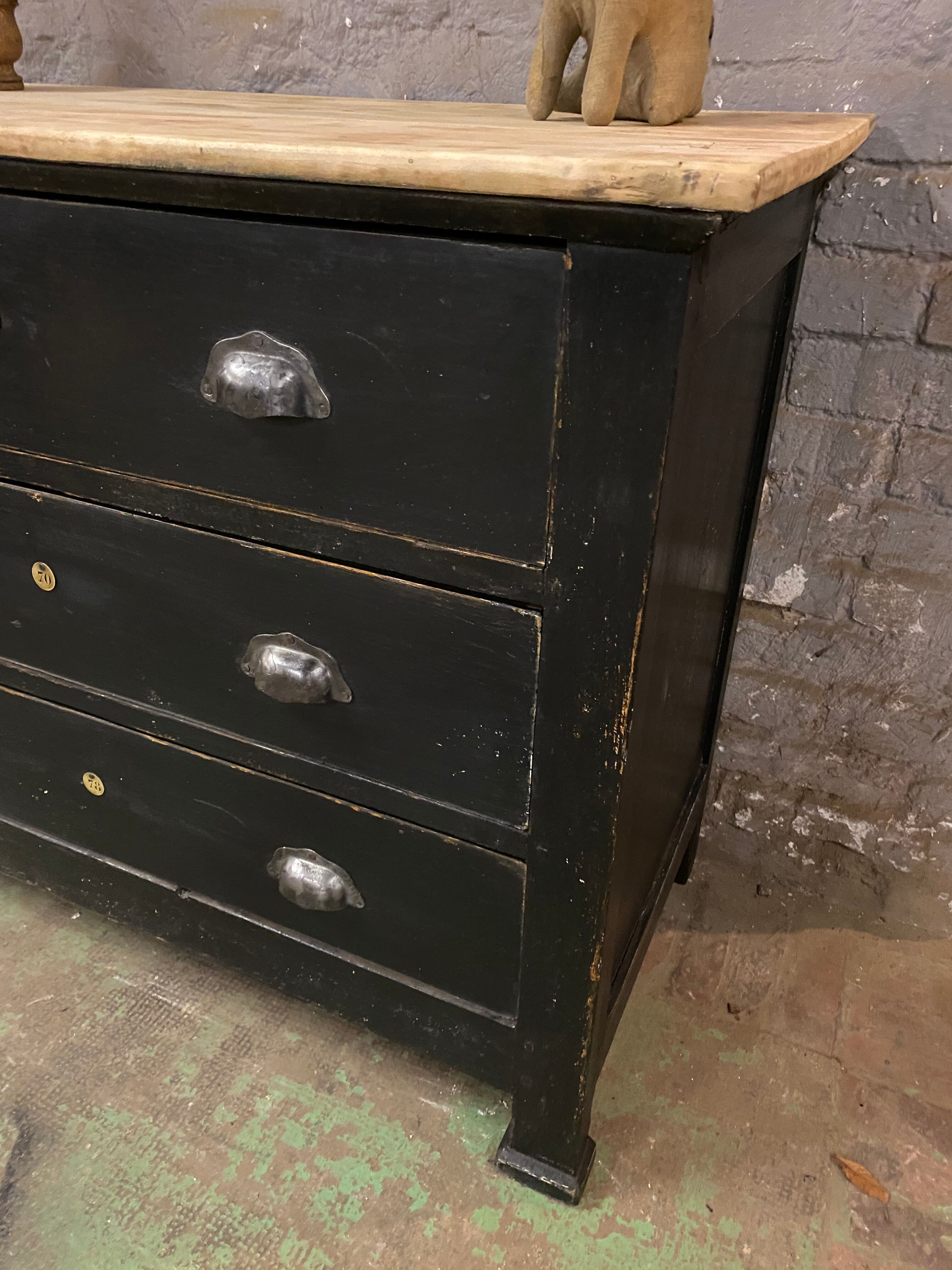 Old patinated old raw tray 1900