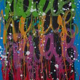 Jonone: blue ii - original signed screenprint