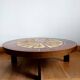 Herbarium coffee table by Roger Capron 1960