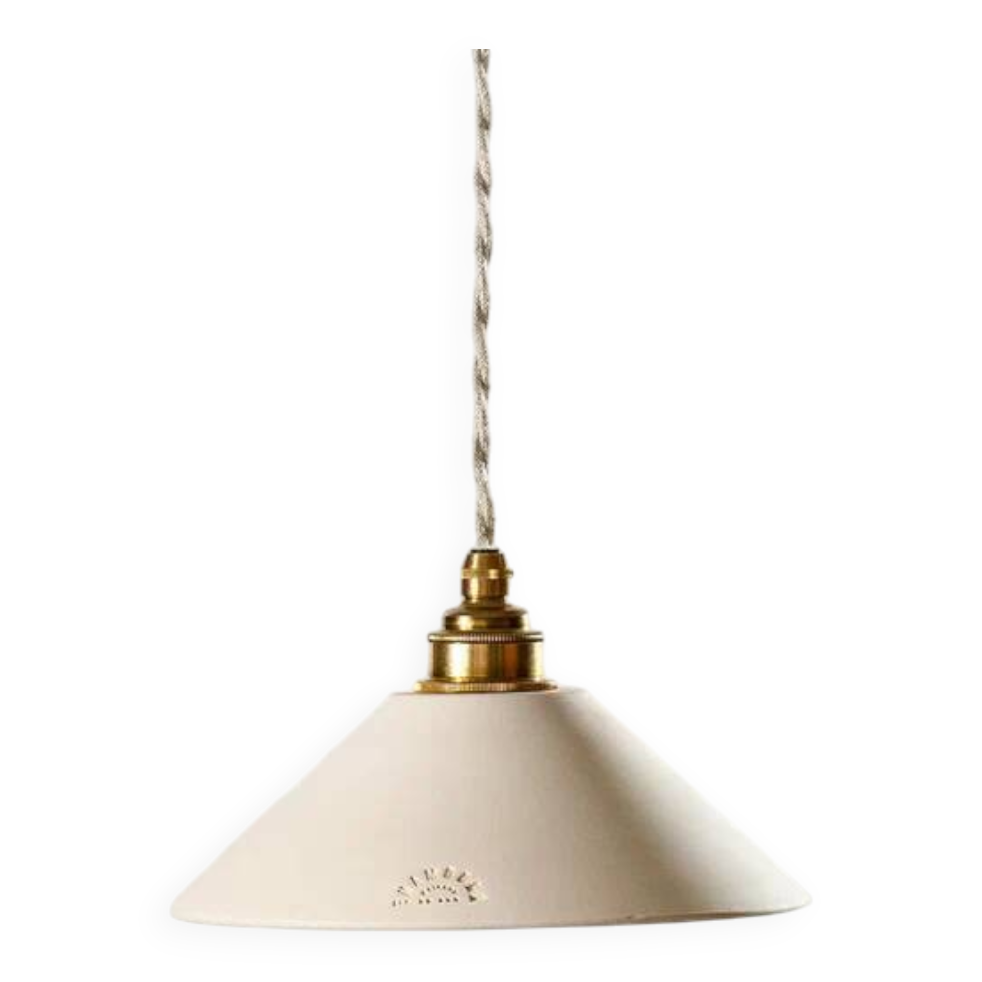 LISETTE - White terracotta - Portable lamp