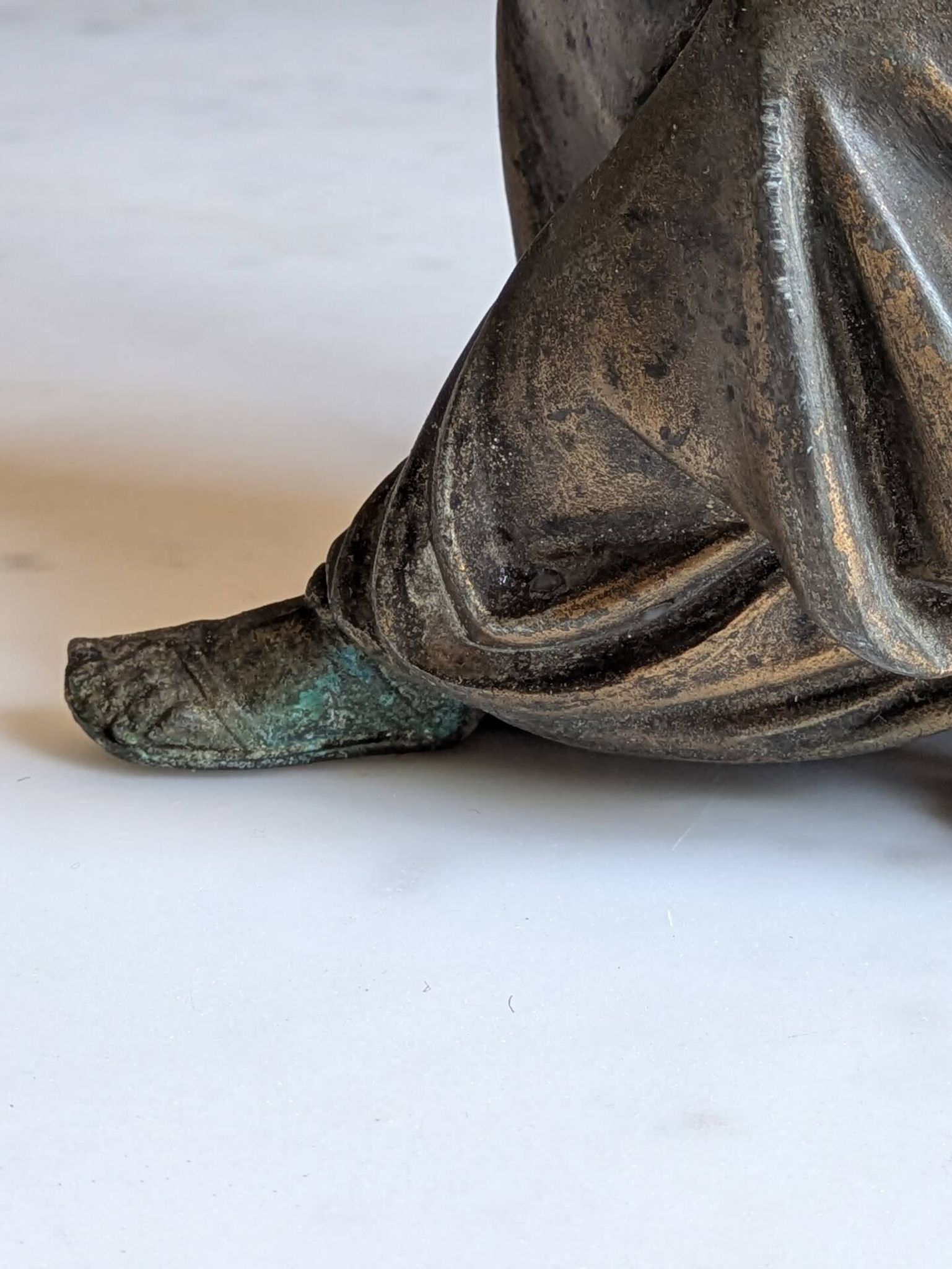 Antique Napoleon III regule statuette